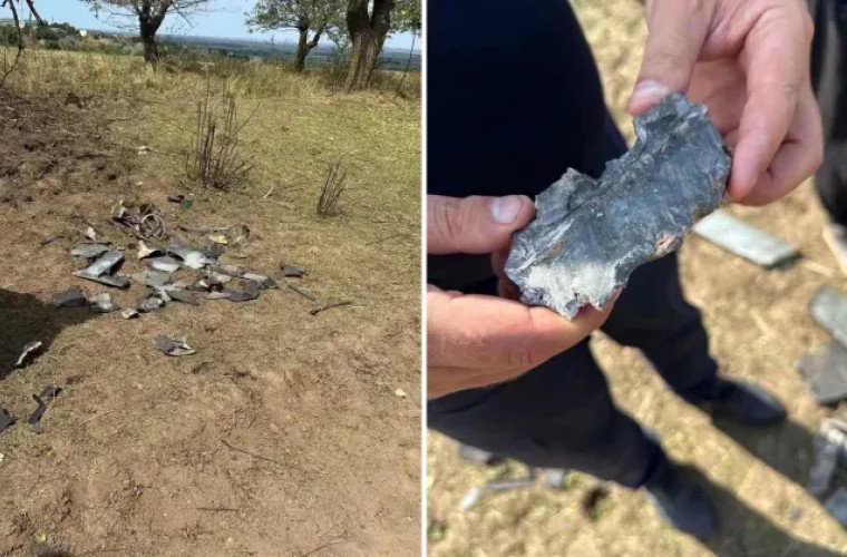 Prăbușirea unei drone la Crocmaz a provocat un incendiu de vegetație