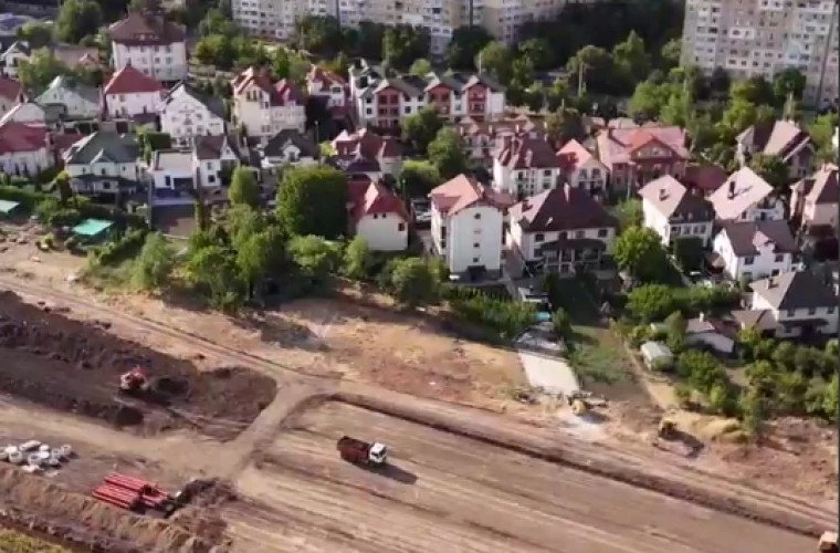 Parcare de captură cu 500 de locuri, în construcție la Ciocana