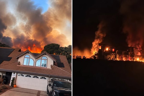 Incendiu de vegetație în California: locuințe afectate și evacuări
