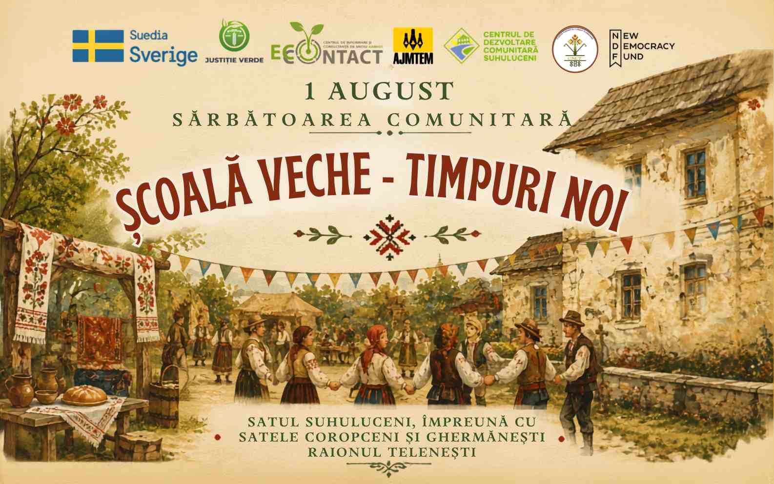 Sărbătoarea „Școală Veche – Timpuri Noi” unește comunitățile din valea Molovatețului în jurul naturii și tradițiilor