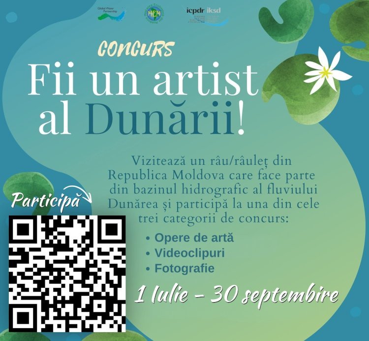 Copiii și tinerii din Moldova, chemați să creeze artă din natură la concursul „Fii un artist al Dunării”
